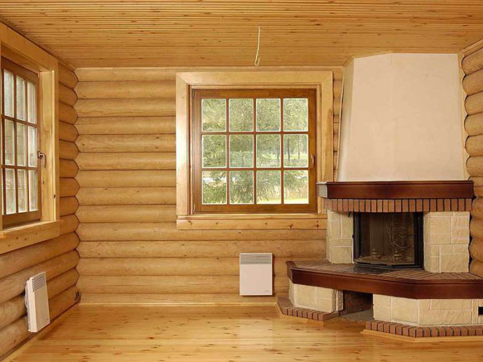 Дизайн Деревянного Дома Из Бревна Внутри Фото